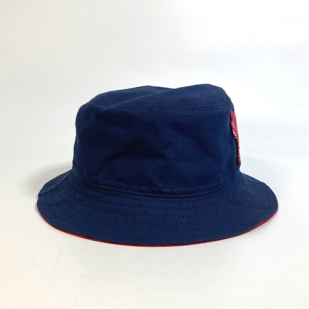 DIOR Embroidery Taiga patch Kenny scharf Bucket hat cotton blue - Picture 8 of 11